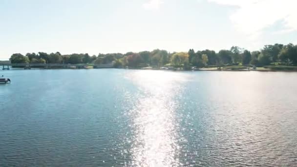 Henry Street Bridge Mona Lake Early Fall — Video