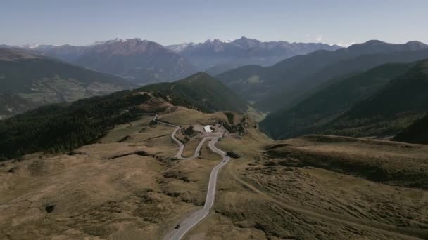 Съемки Беспилотника Над Доломитом Италии — стоковое видео