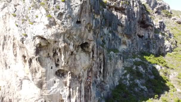Bobs Hollows Amazing Cliff Area Perfect Climbing Spot Located Margaret — Vídeos de Stock