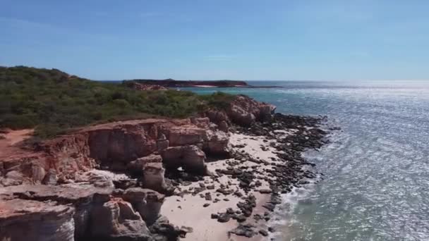 Tanjung Leveque Berada Ujung Paling Utara Semenanjung Dampier Wilayah Kimberley — Stok Video