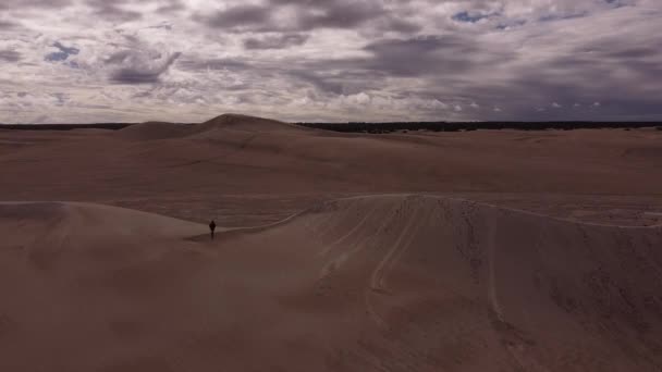 Lancelin Písečné Duny Jsou Největší Západní Austrálii Asi Dlouhá Hlavní — Stock video