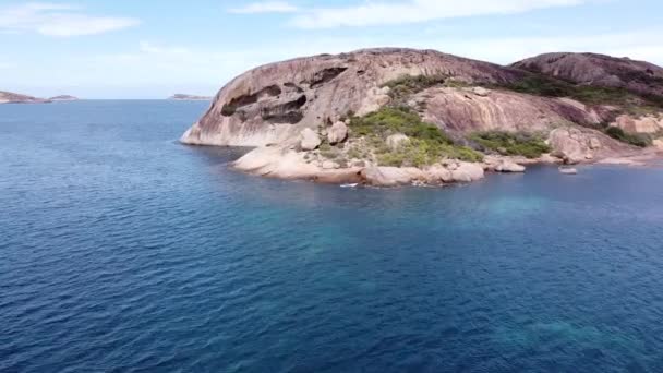 Lucky Bay Залив Расположенный Взападной Австралии Внациональном Парке Кейп Гранд — стоковое видео
