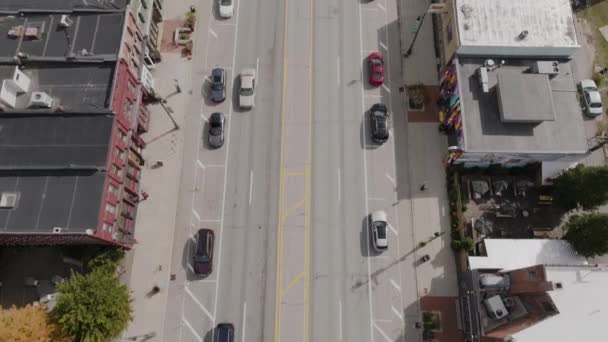 Cork Town Detroit Aerial Tilt Reveal City — Stock Video