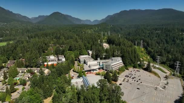 Purcell Yolu Kuzey Vancouver Kanada Daki Capilano Üniversitesi Nde Büyük — Stok video