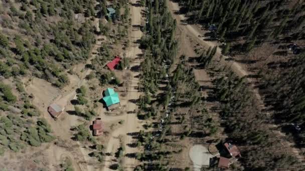Panning Aérea Para Revelar Taos Ski Valley Durante Verão — Vídeo de Stock