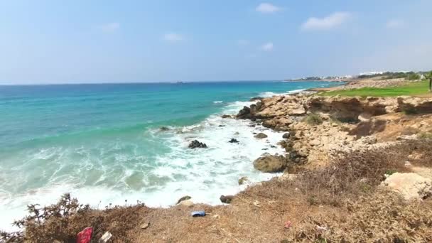 Apenas Dos Milhões Vistas Deslumbrantes Sobre Costa Mediterrânica Este Aqui — Vídeo de Stock