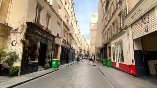 Rue Leopold Bellan Rue Paris France Jour — Video