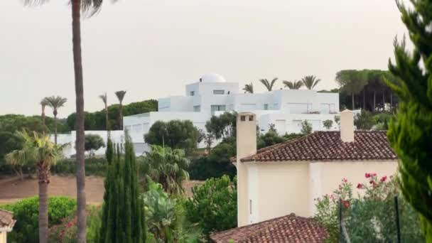 Luxus Nagy Villa Sotogrande Gazdag Kapus Közösség Spanyolországban — Stock videók