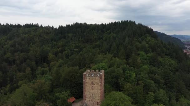 Снимки Вальдкирха Германии Крепостью Горами Черном Лесу — стоковое видео