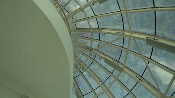 Samruk快乐之鸟动感艺术 阿斯塔纳 贝里克天花板的升华 — 图库视频影像