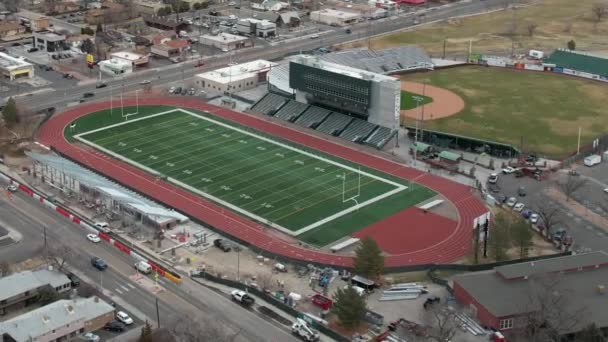 Grand Junction Colorado Usa Aerial View Mesa University Sports Fields — Stock video