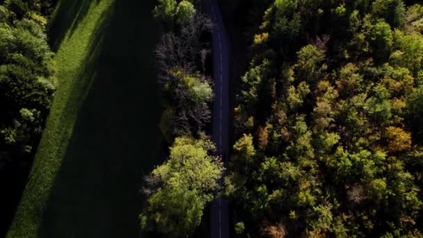 Вид Воздуха Развороты Французских Альп Савойе Франция — стоковое видео