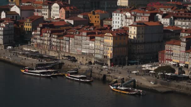 Сценічний Вигляд Старої Архітектури Міста Порто — стокове відео