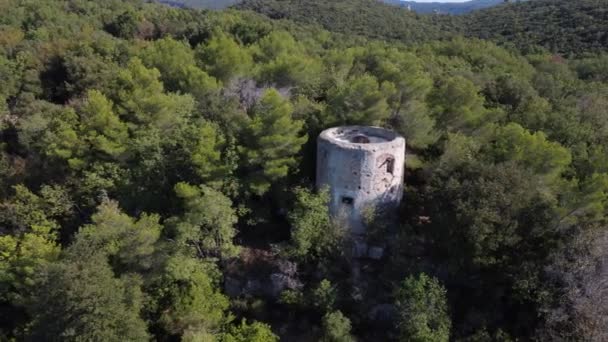 Séquence Drone Sur Centre Historique Italie 25Fps — Video
