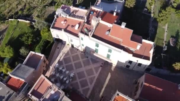 Materiał Filmowy Drona Nad Historycznym Centrum Włoch 25Fps — Wideo stockowe