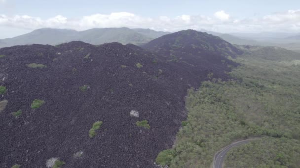 Vista Panorâmica Igneous Rock Hills Black Mountain National Park Shire — Vídeo de Stock