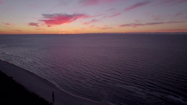 Μετά Ηλιοβασίλεμα Λυκόφως Σούρουπο Όμορφα Χρώματα Πάνω Από Βαλτική Θάλασσα — Αρχείο Βίντεο