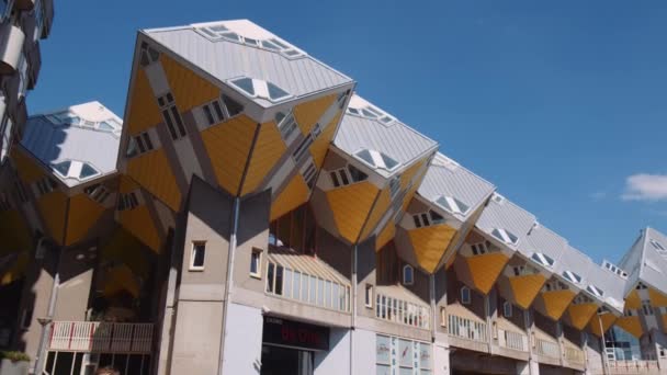 Superbes Maisons Cubiques Conçues Par Piet Blom Rotterdam Bas — Video