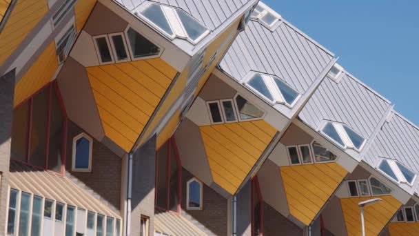 로테르담에 노란색 큐브의 집입니다 — 비디오