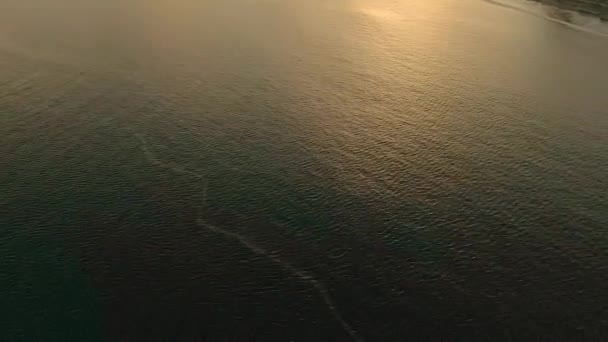 Krásný Pohled Pobřeží Při Východu Slunce Playa Miramar Manzanillo Kolyma — Stock video