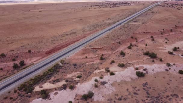Autostrada Pustyni Utah Widok Drona — Wideo stockowe