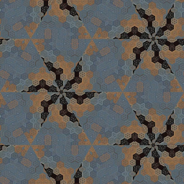 Vintage Pattern Design Moroccan Textile Print Turkish Fashion Floor Tiles — Stock Photo, Image