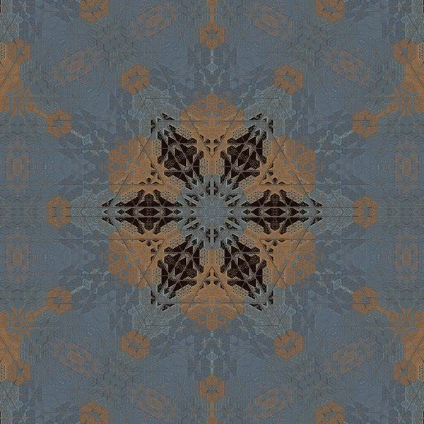 モロッコのテキスタイルプリントのためのヴィンテージパターンデザイン 床のタイルやカーペットのためのトルコのファッション 伝統的な神秘的な背景デザイン アラベスク民族の質感 現代的な混合刺繍デザインコンセプト — ストック写真