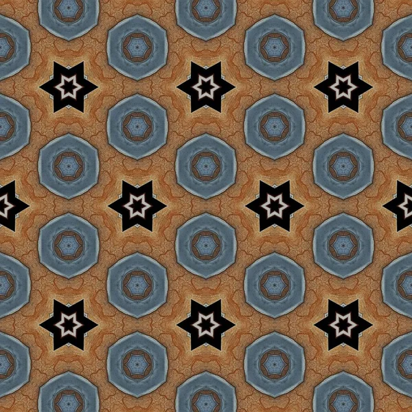 Vintage Pattern Design Moroccan Textile Print Turkish Fashion Floor Tiles — Stock Photo, Image
