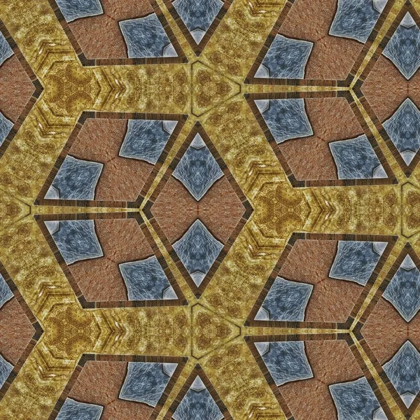 摩洛哥纺织品印花复古图案设计 土耳其风格的地砖和地毯 传统的神秘背景设计 阿拉伯的民族质感 几何条纹饰物封面照片 — 图库照片