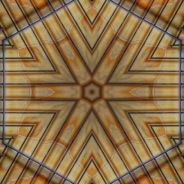 Гіпер Реальна Мода Підлогової Плитки Килима Традиційний Містичний Дизайн Фону — стокове фото