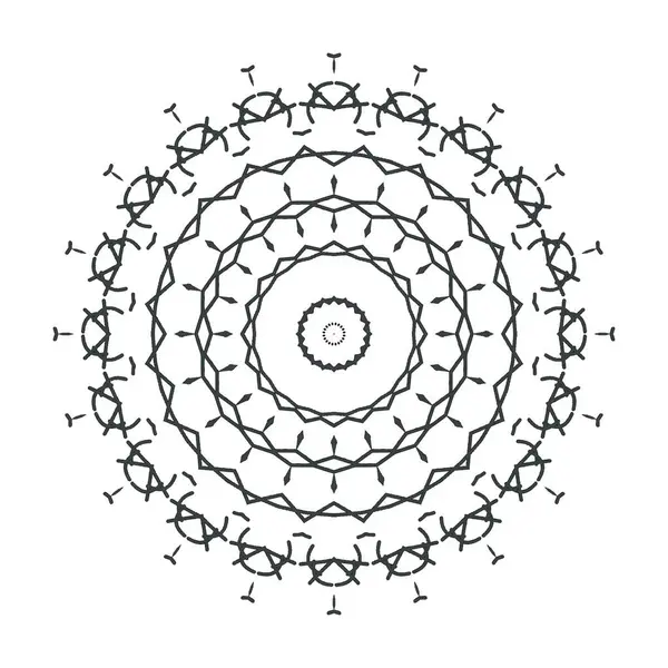Renk doldurma çalışması için sanat eserleri. Öğrenmek için karalama çalışması örneği. Anaokulu öğrencileri için boyama kitabı sayfası. Geleneksel şenlik dekorasyonu için mandala boyası