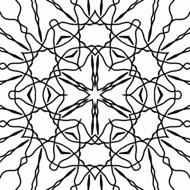 Renk doldurma çalışması için sanat eserleri. Öğrenmek için karalama çalışması örneği. Anaokulu öğrencileri için boyama kitabı sayfası. Geleneksel şenlik dekorasyonu için mandala boyası