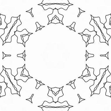Renk doldurma çalışması için sanat eserleri. Öğrenmek için karalama çalışması örneği. Anaokulu öğrencileri için boyama kitabı sayfası. Geleneksel şenlik dekorasyonu için mandala boyası