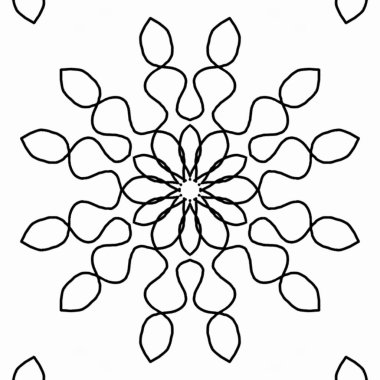 Renk doldurma çalışması için sanat eserleri. Öğrenmek için karalama çalışması örneği. Anaokulu öğrencileri için boyama kitabı sayfası. Geleneksel şenlik dekorasyonu için mandala boyası