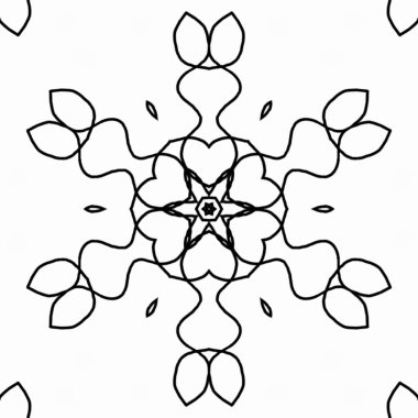 Renk doldurma çalışması için sanat eserleri. Öğrenmek için karalama çalışması örneği. Anaokulu öğrencileri için boyama kitabı sayfası. Geleneksel şenlik dekorasyonu için mandala boyası