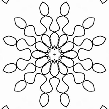 Renk doldurma çalışması için sanat eserleri. Öğrenmek için karalama çalışması örneği. Anaokulu öğrencileri için boyama kitabı sayfası. Geleneksel şenlik dekorasyonu için mandala boyası