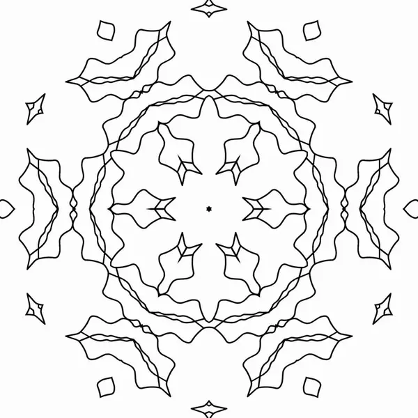 Renk doldurma çalışması için sanat eserleri. Öğrenmek için karalama çalışması örneği. Anaokulu öğrencileri için boyama kitabı sayfası. Geleneksel şenlik dekorasyonu için mandala boyası