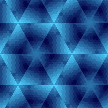 Teknolojiyle ilgili arka plan için soyut çokgen koyu mavi geometrik desenler. Bilim kurgu fantezi sanatı özellikle ağ, web, siber uzay, büyük veri, müzik görselleştirme kavramı için yapılmıştır.