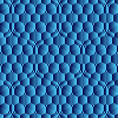 Teknolojiyle ilgili arka plan için soyut çokgen koyu mavi geometrik desenler. Bilim kurgu fantezi sanatı özellikle ağ, web, siber uzay, büyük veri, müzik görselleştirme kavramı için yapılmıştır.