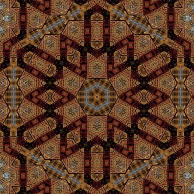 Bambu kamış ve jüt yapısıyla dekoratif lüks arka plan. Halı, halı, fayans, kumaş, kartvizit, tekstil sanayii broşürü ve broşür için Türkiye desen tasarımı