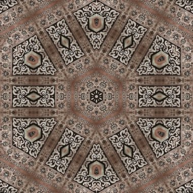 Festival elbisesi, dekoratif süs, dijital kağıt baskı yapmak için geleneksel ajrakh deseni. Mandala tasarımı için etnik motifler, kumaş baskısı, iç dekorasyon