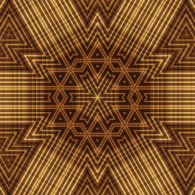 Folyo, dijital kağıt, tekstil, seramik fayanslar ve ambalaj kağıtları için mistik altın doku sanatı. İç dekorasyon için ahşap kaplama ile altın desenli arkaplan tasarımı