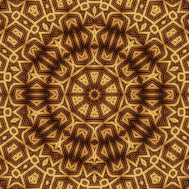 Folyo, dijital kağıt, tekstil, seramik fayanslar ve ambalaj kağıtları için lüks altın doku sanatı. İç dekorasyon için ahşap kaplama ile altın desenli arkaplan tasarımı