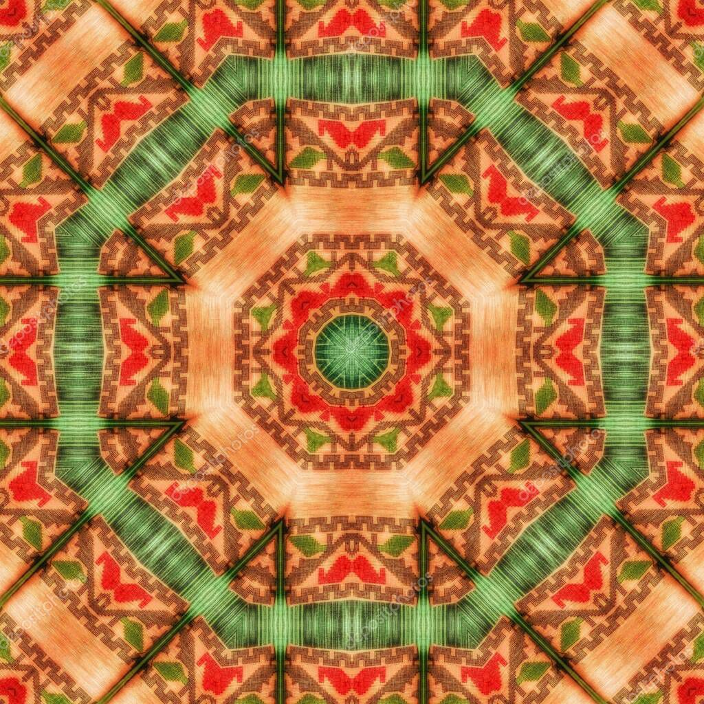 Abstract trendy background design. Turkish fashion for floor tiles and carpet. Arabesque ethnic rugs texture. Geometric stripe ornament cover photo. Repeated pattern design for Moroccan textile print