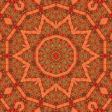 Festival elbisesi, dekoratif süs, dijital kağıt baskı yapmak için Hint jrak desenli çiçek deseni. Mandala tasarımı için etnik motifler, kumaş baskısı, iç dekorasyon