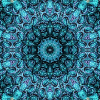 Dantel, örtü, kumaş, halı vs. için desen tasarımı. Duvar kağıdı ve tema için 3D illüstrasyon. İç dekorasyon fikri. Yeni moda nakış ve batik konsepti. Mozaik zemin. Tişört için baskı işi