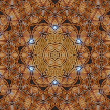 Mısır deliği yüzey baskısı için sanatsal ahşap desen tasarımı. Modern oyun çantası, çuval, etiket, rozet, logo, ikon, kumaş, yastık kılıfı, kontrplak, döşeme kiremitleri için dekoratif sanat