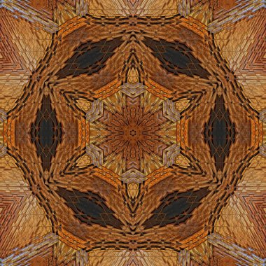 Arka plan için mistik desen tasarımı. Web sitesi için 3D illüstrasyon sanatı, kullanıcı arayüzü teması, kapak fotoğrafı, iç dekorasyon fikri, duvar resmi, nakış ve batik kavramı için duvar kağıdı.