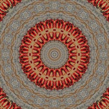 Festival elbisesi, dekoratif süs, dijital kağıt baskısı yapmak için geleneksel ajrakh etnik deseni. Mandala tasarımı için etnik motifler, kumaş baskısı, iç dekorasyon