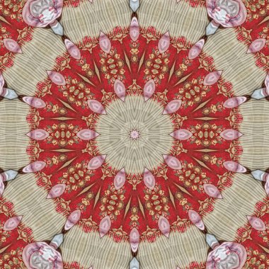Halı dokusu ve karışık nakış tasarımı konsepti. Antika sanat tekstili, halı, perdeler, yastık kılıfı ve kumaş baskı. İç dekorasyon fikri. Moda ögeleri yapmak için geleneksel kalıp